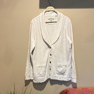 Orvis Cream Cardigan with Button Detail